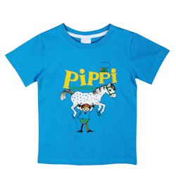 Pippi t-shirt blå
