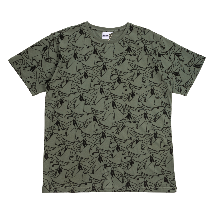 Mumin Alvi t-shirt Fundering grön