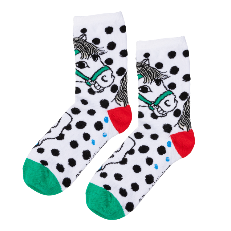 Pippi strumpor 2st gul/naturvit