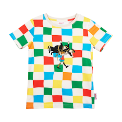 Pippi ruta t-shirt kitt