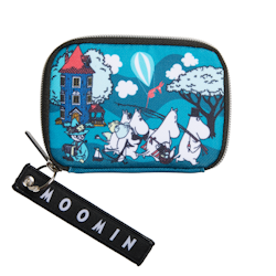 Mumin Jemma plånbok Gård teal