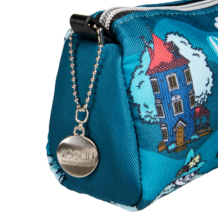 Mumin Ruttu pennfodral Gård teal