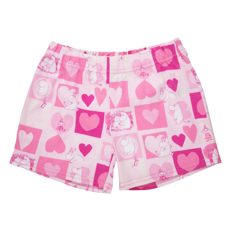 Mumin Älskad shortspyjamas rosa