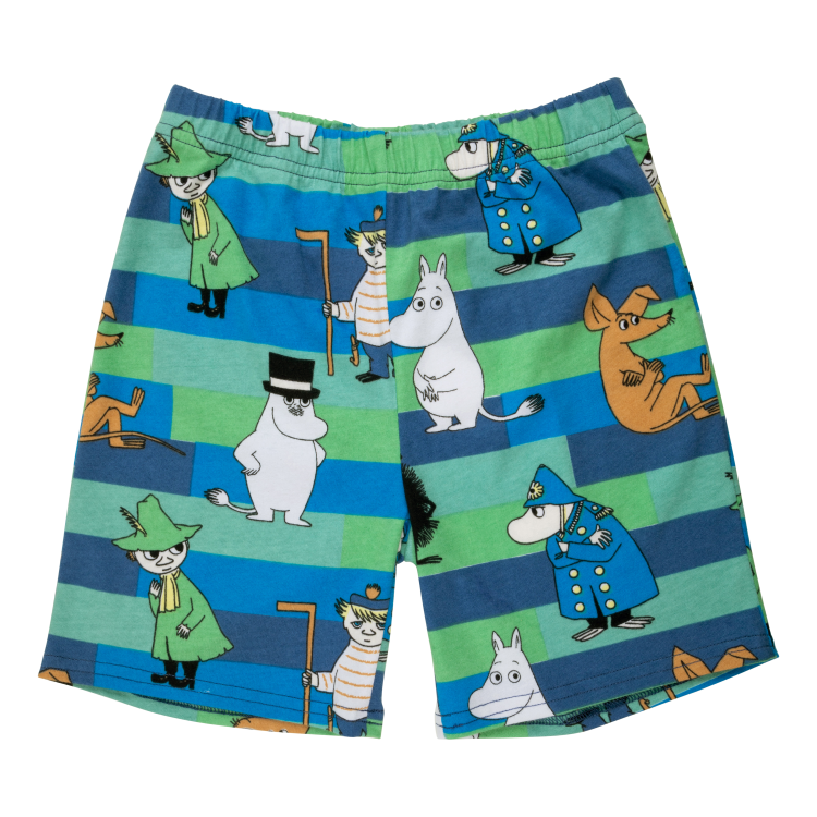 Mumin Fluga shortspyjamas grön