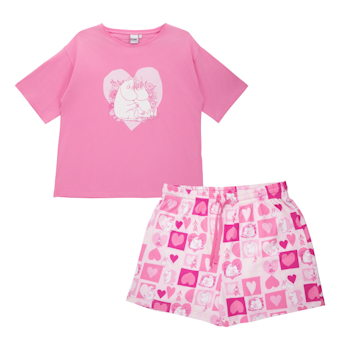 Mumin Älskad shortspyjamas dam rosa