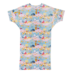 Mumin Om kvällen kaftan ljusblå