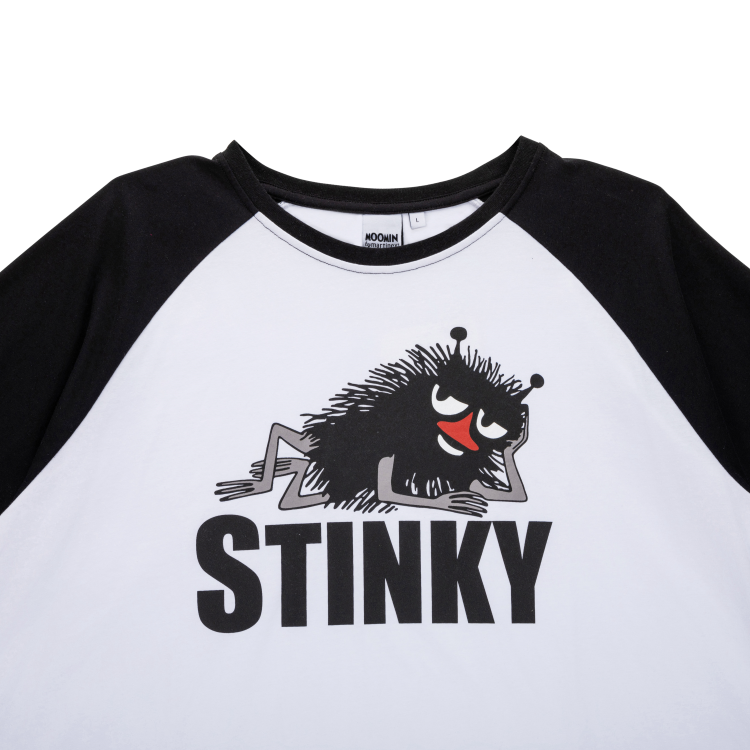 Mumin Stinky shortspyjamas sv/vit
