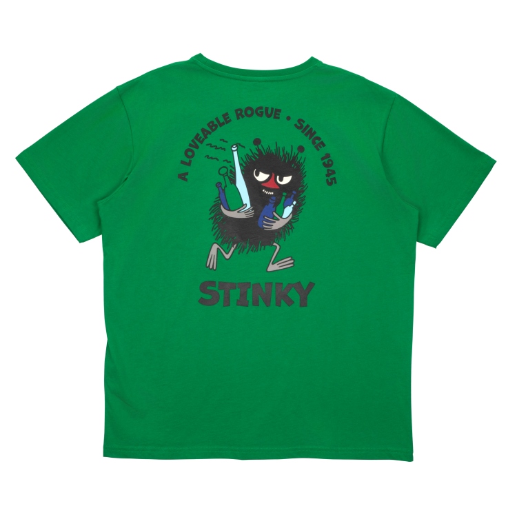 Mumin Stinky t-shirt Rogue grön