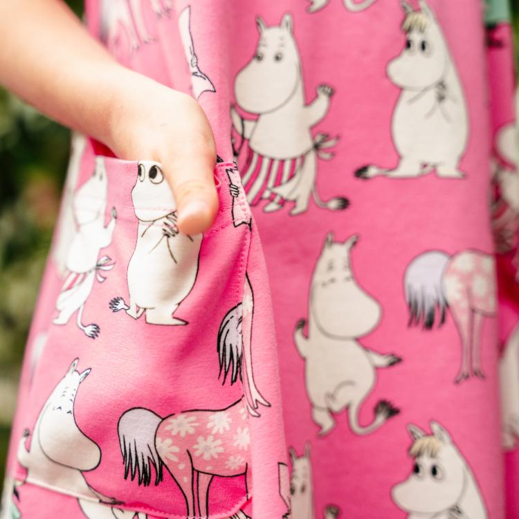 Mumin Tjejgäng klänning anilin