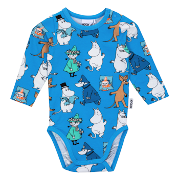 Mumin Pojkgäng body blå