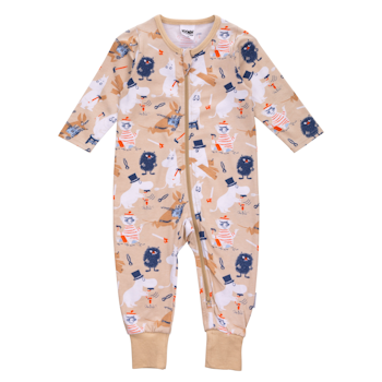 Mumin Byggare pyjamas beige