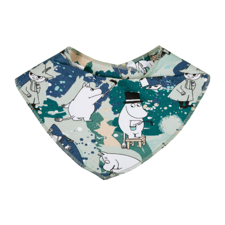 Mumin Vattenfärger dregglis grön One size