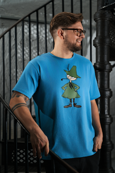 Mumin Alvi t-shirt Snusmumriken blå