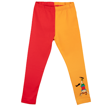 Pippi leggings röd/orange