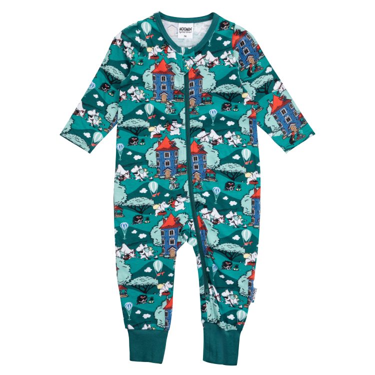Mumin Gård pyjamas teal
