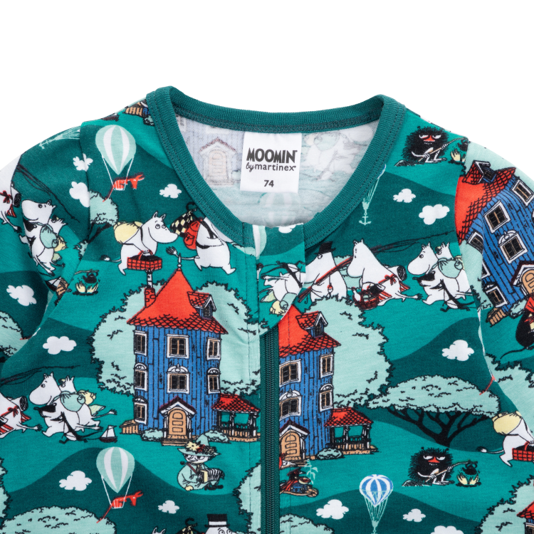 Mumin Gård pyjamas teal