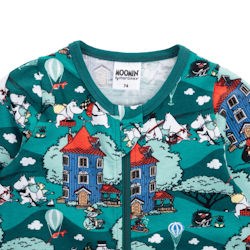 Mumin Gård pyjamas teal