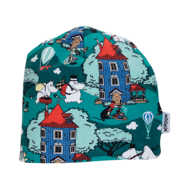 Mumin Gård mössa teal