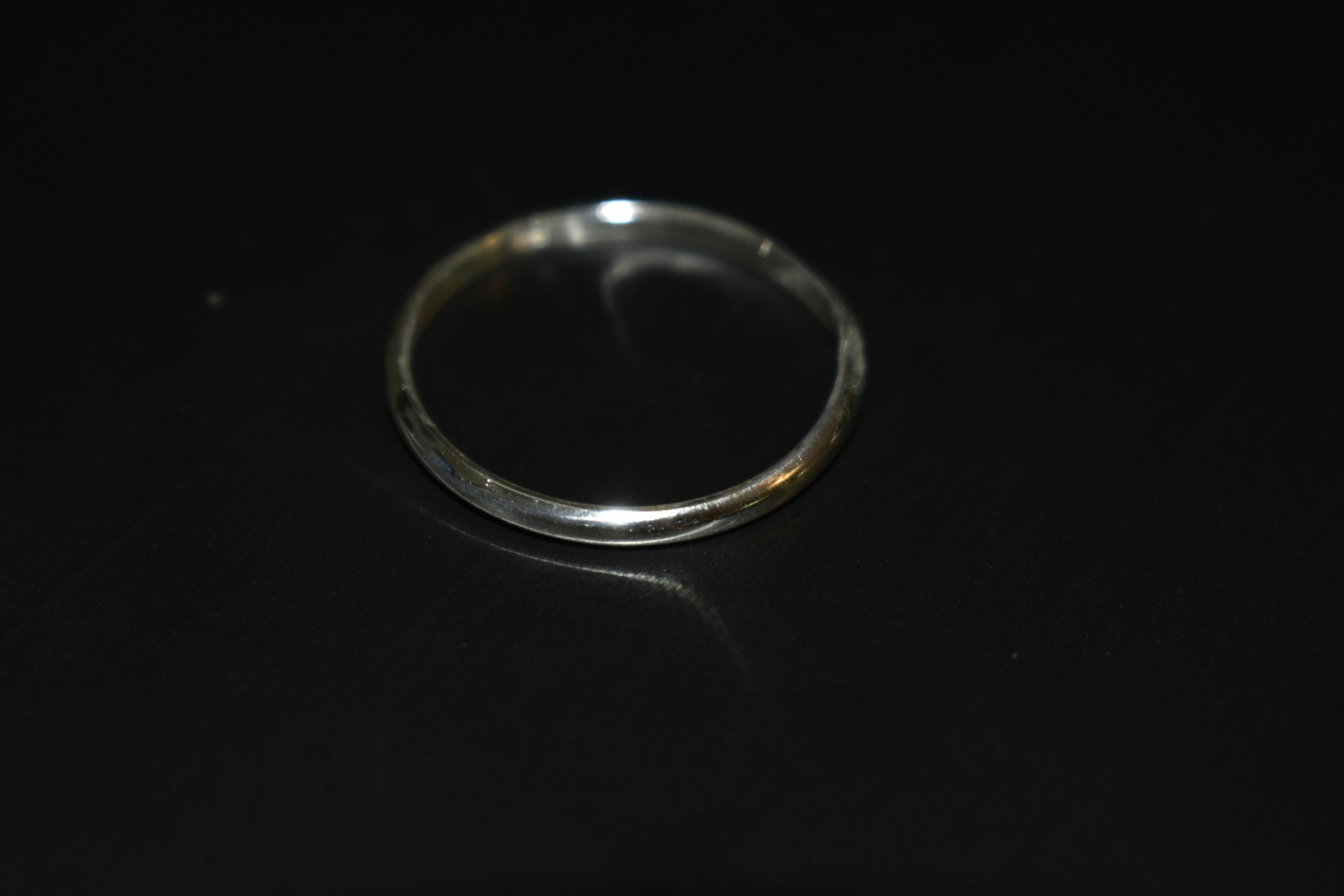 Ring med runda kanter - sterling silver