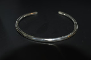 Armband med slipade kanter - sterling silver