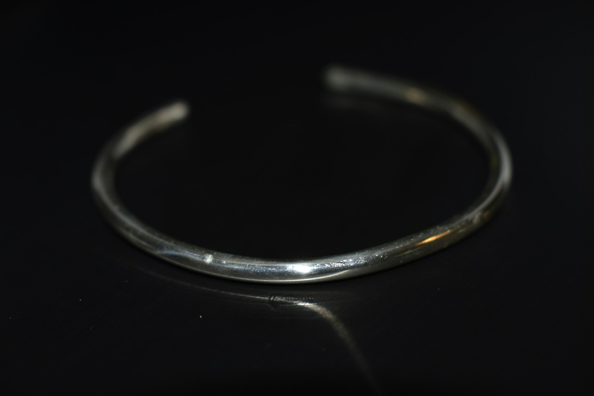Armband med runda kanter - sterling silver