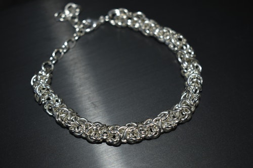 Bysantisk kedja - sterling silver