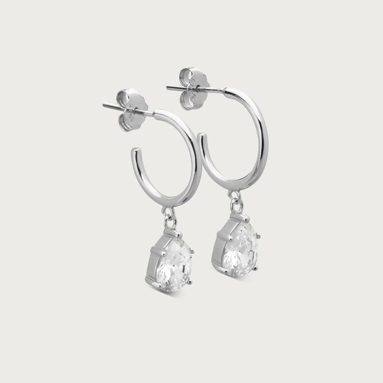 Glimmer earrings silver
