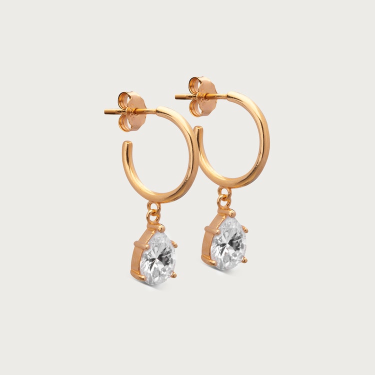 Glimmer earrings gold plated