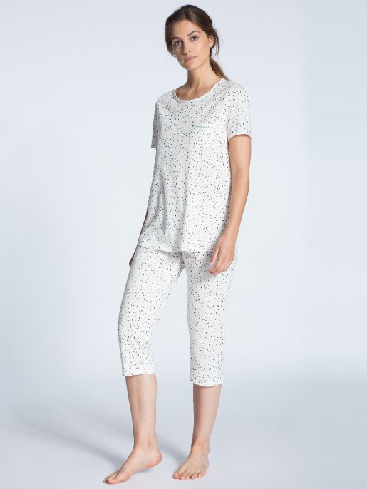 Calida Cotton Jersey capri pyjamas