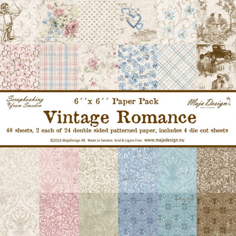 Maja Design Vintage Romance Paper pad
