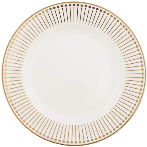 Greengate Dinner Plate Dawn Gold