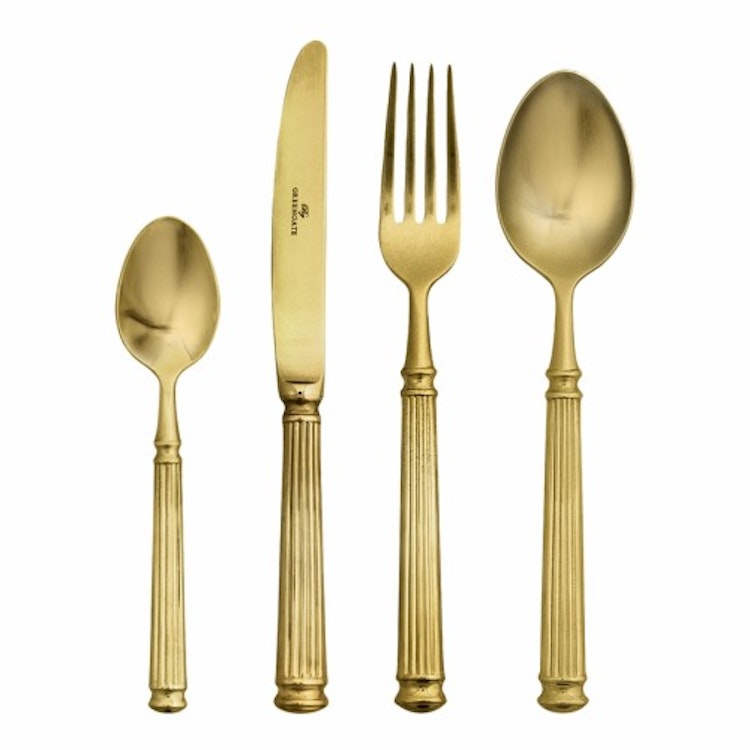 Greengate Cutlery Dinner set bestick guld