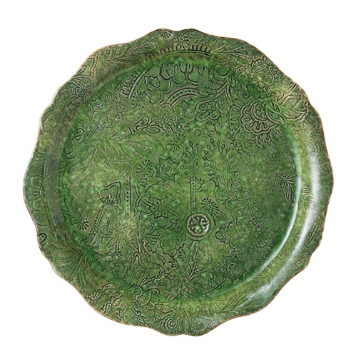 Sthål Round serving plate/pizza plate Seaweed