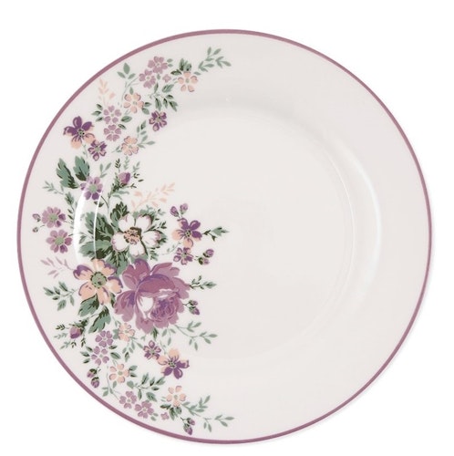 Greengate Plate Marie Dusty rose