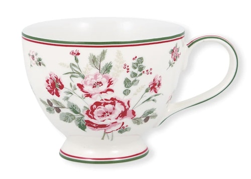 Greengate Teacup Leonora White