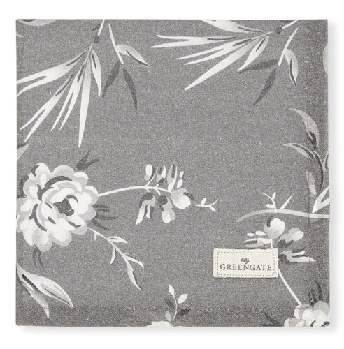 Greengate Napkin Aslaug dark grey