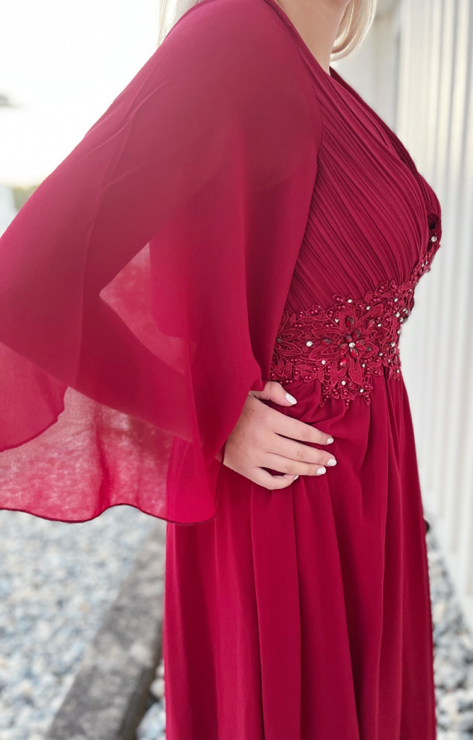 Festklänning Dinara röd - Vanilla Home