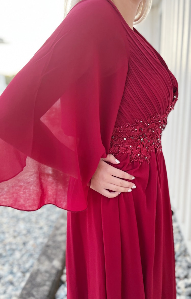 Festklänning Dinara röd