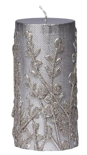 Lene Bjerre Elegia Decoration Candle silver