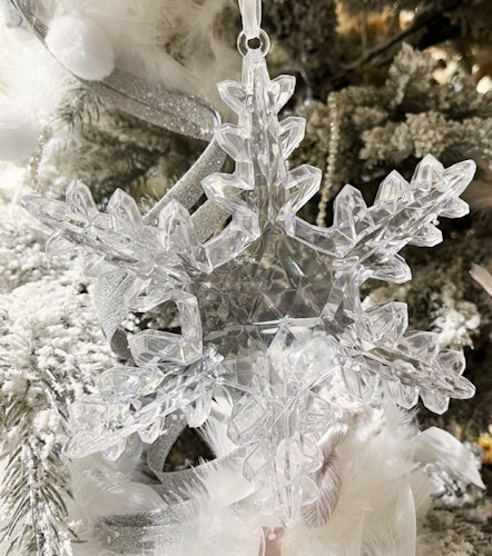 Snowflake plast