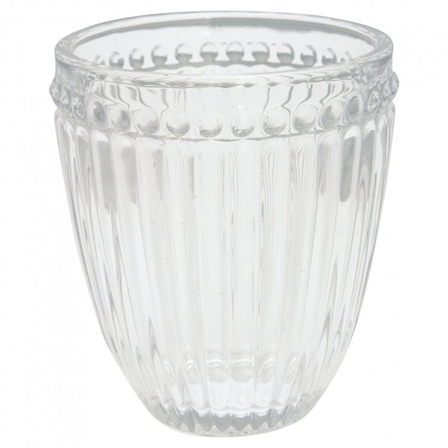 Greengate Water glass Alice clear
