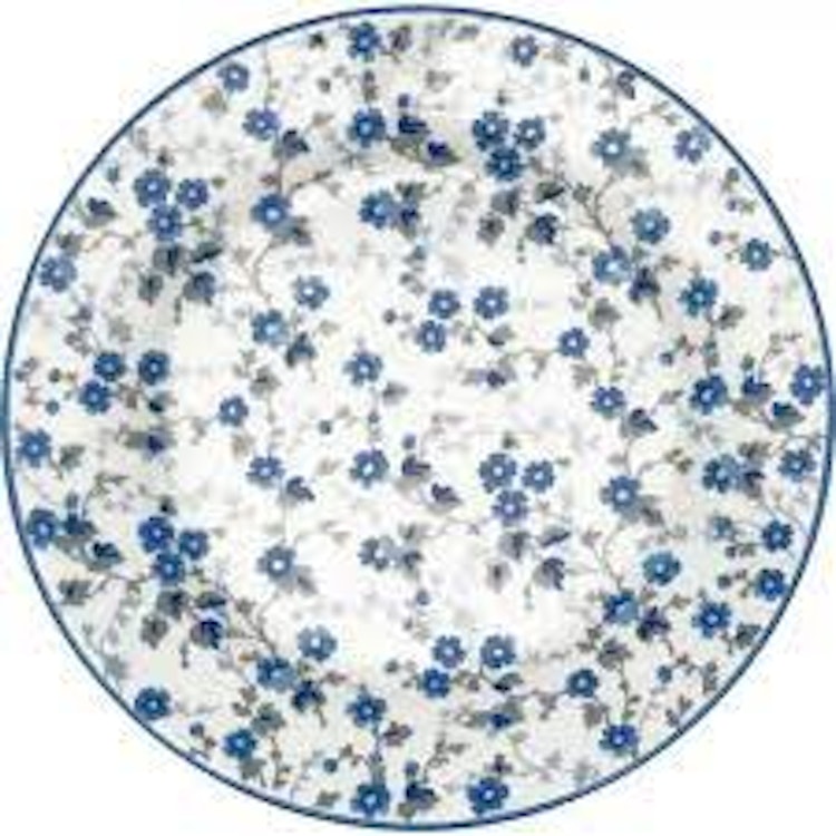 Greengate plate Monica dusty blue