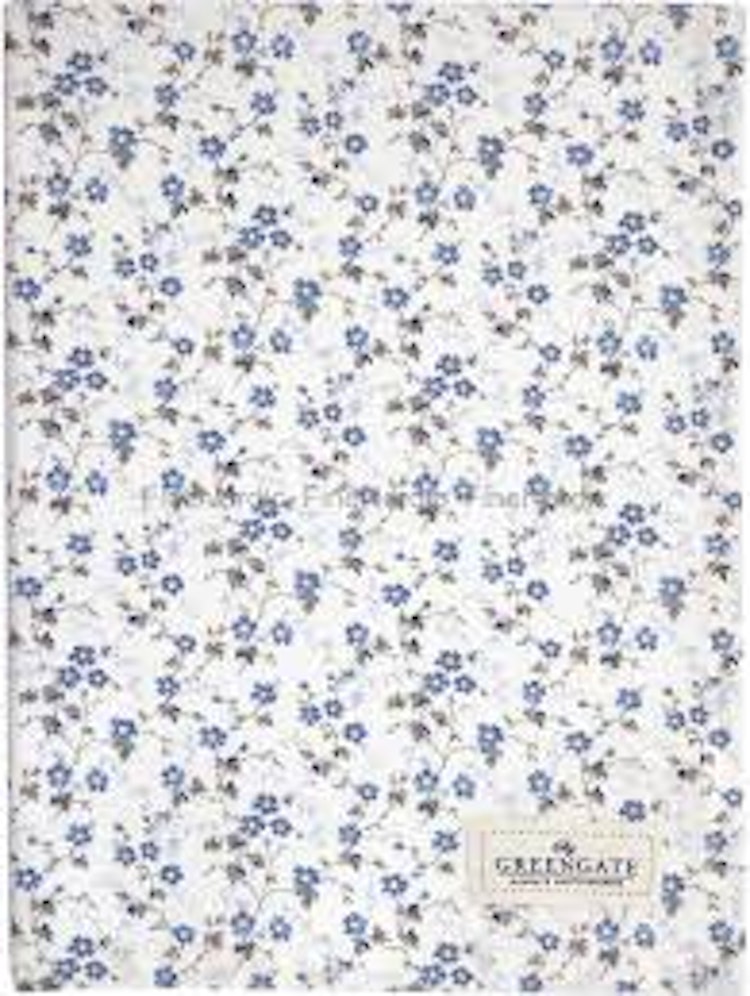 Greengate Tea Towel Monica dusty blue