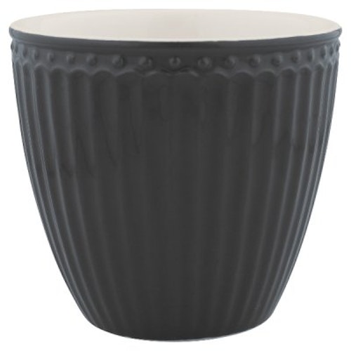 Greengate Latte cup Alice dark grey
