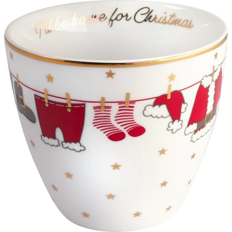 Greengate Latte cup Home for xmas