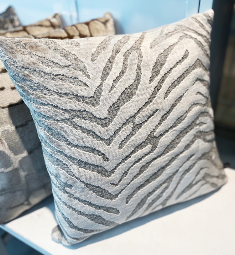 Kudde Zebra gråbeige