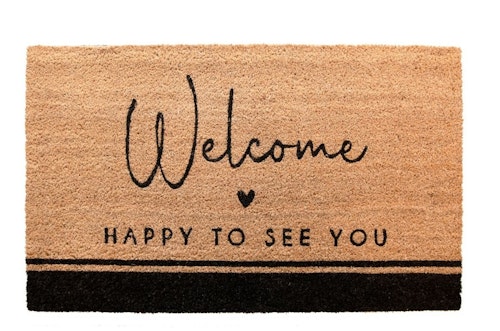 BC Collection Doormat Happy to see you
