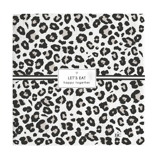 BC Collection Napkin Leopard Let´s eat