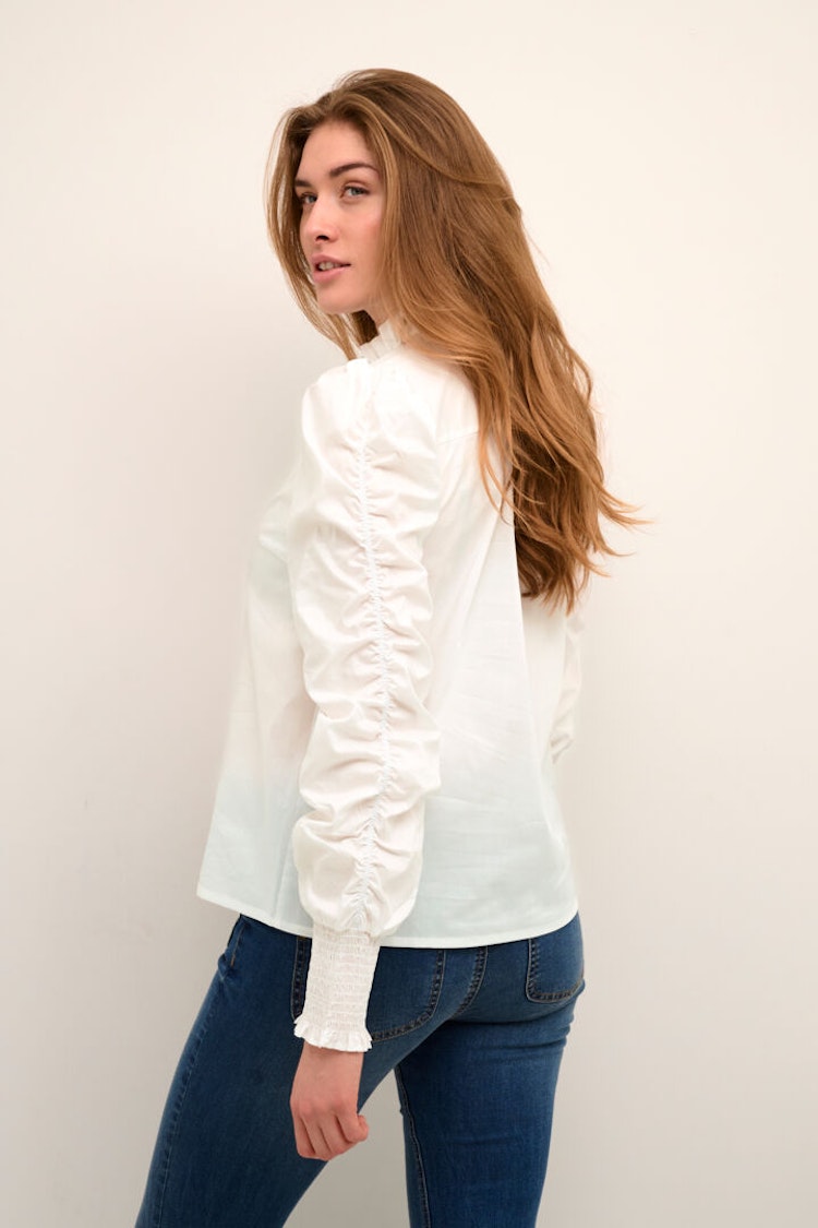 Culture Antoinett Puff Shirt Spring Gardenia