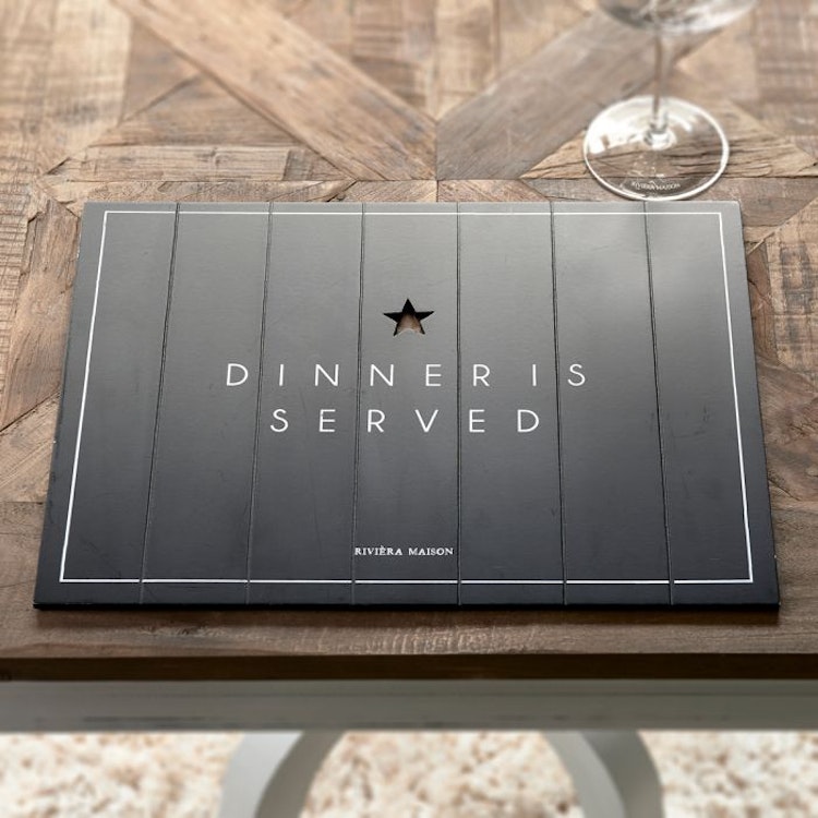 Riviera Maison Dinner is served placemat